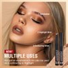 Ofanyia 8 Colors Cream Eyeshadow Stick, Matte and Shimmer Eye Brightener Stick Eyeshadow Pencil, Long Lasting Waterproof Eye Shadow for Eye Makeup