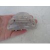 Lite gray iredescent marbled acrylic hair claw clip