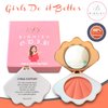 Bighiza Girls Do It Better Powder Blush - Coral Fantasy, Matte, Vegan and Cruelty Free, 10g