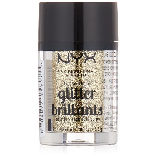 NYX Cosmetics Face & Body Glitter Gold