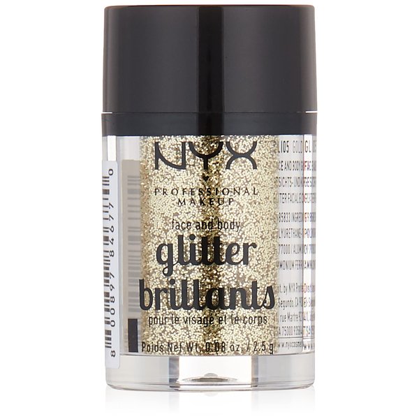 NYX Cosmetics Face & Body Glitter Gold