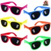 GINMIC Valentines Kids Sunglasses Party Favors, 12Pack Neon Sunglasses for Kids, Boys and Girls, Great Gift for Birthday Party Supplies, Beach, Pool Party Favors, Fun Gift, Party Toys