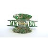 Generic Medium abalone sea shell effect green hair claw clamp clip