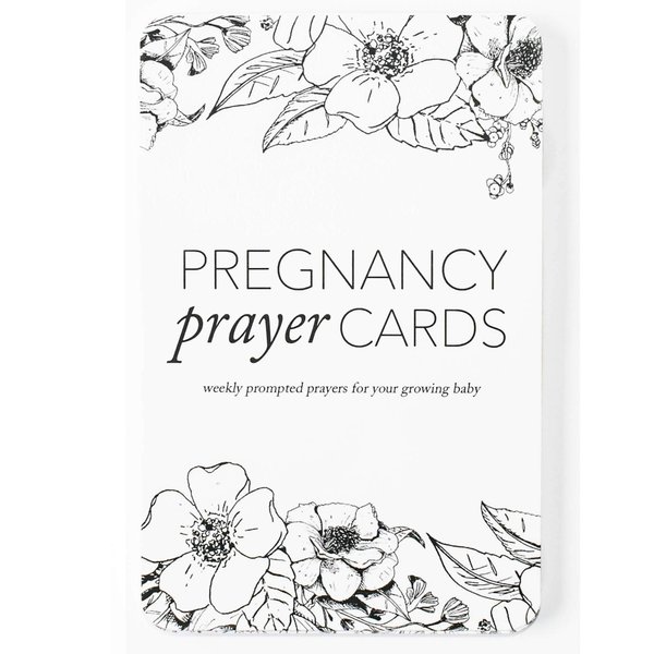 Pregnancy Prayer Cards for Parents/Grandparents (20 Cards) by Duncan & Stone - One-of-a-Kind Pregnancy Congratulations Gift - Bible Verse Cards - New Mom Essential