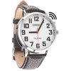 Cirbic Big Talking Watch with Jumbo Numbers for Visually impaired with North American Male Voice (Black)