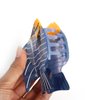 Blue Striped Fish Hair Claw Personalized Ocean Animal Acetate Hair Claw Clip for Women, Hair Clip Animal Acetate Cute Claw Clips Fit for Thick or Thin Hair