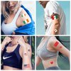 Y&C TENCOB Irish Flag Tattoos,25 Sheets Ireland Flag Temporary Face Tattoos Stickers,100 Pcs Waterproof Sweat National Flag Removable Fake Tattoos For Men Women Kids(Ireland)