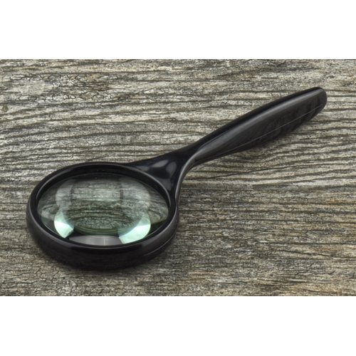 SE 5x Ergonomic Handheld Magnifier with 2" Glass Lens Dia. - MH2117-2