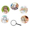 Magnifying Glass for Kids, 18 Pack Plastic Magnifier Hand Lens for Children Toy Class Teaching Reading Outdoor Searching IRCHLYN (Black)