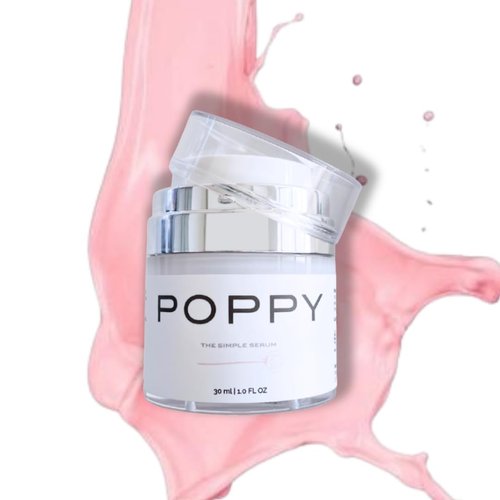 Poppy Vitamin C Serum for Face – Women Facial Serum Formulated with Hyaluronic Acid – Made with Anti Wrinkle & Dark Spot for All Skin Type – Skin Care Serum Brighter & Hydrated Skin – 1 Fl Oz Serum