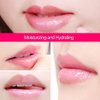 Jakuva 30PCS Moisturizing Collagen Lip Mask, Lip Sleeping Mask Lip Balm Bulk Lip Masks for Dry Lips,Remove Chapped Skin & Anti-Aging, Hydrating Plumping Your Lip,Pink