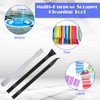 9 Pieces Carbon Fiber Plastic Scraper Lottery Ticket Tool Multi Purpose Scraper Non Scratch Cleaning Tool Small and Narrow Plastic Scraper Label for Removing Stickers, Labels, Oil Stains, Food, Dirt