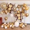 Foil Helium Adorable Monkey Shaped Jungle Safari Animal Balloons for Wildlife Theme Birthday Supplies Party Decorations（2 Pieces）