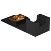 Ultimate Guard Sidewinder 80+, Deck Box for 80 Double-Sleeved TCG Cards, Black, Magnetic Closure & Microfiber Inner Lining for Secure Storage