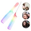 2Pcs Rainbow Hair Combs Salon Hairdressing Comb Tail Comb Rainbow Tail Comb -Static Fine Tooth Comb for Teasing Back Combing Travel