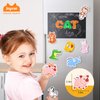 JoyCat Wooden Fridge Magnets for Kids – 26 Cute Animals & Uppercase Letters for Toddlers, Magnetic Alphabet Refrigerator Toys, Fun Educational Learning Gifts for Preschool 2 3 4 5 Years Old