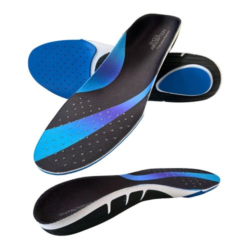 Rela Kino Airsole Shock Absorption Sport Shoe Insoles from Japan, Unisex High Arch Support Shoe Sole for Standing, Cushion Comfort Insoles for Men Women, Sport Insoles Men, Running Insoles for Men, L