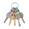 Nite Ize Key Ring Locker, Stainless Steel Keychain Ring with 5 Colorful Locking Plastic S-Biners