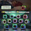 OK to Wake Clock for Kids, Kids Alarm Clock with Sleep Training Night Light Dual Alarm Auto Off Timer Stay in Bed for Kids and Toddlers, Kids Clock with Cat Ear Light