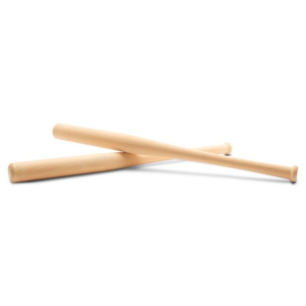 Wood Baseball bat 18 Inch Pack of 3 Unfinished Wood Baseball Bat, Small Bat, Party Decor, Bedroom, Crafts, by Woodpeckers