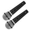 IFJJ 2 Pack Toy Microphone Prop Play Plastic Mics Simulate Speech Microphone Props for Karaoke Fun or Costume Prop