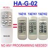 Replacement for GE Window Air Conditioner Remote Control (HA-G-02)