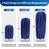 Ice Pack for Injuries Reusable: Ohuhu 3 Packs Ice Cold Packs Ice Bag Hot Water Hot & Cold Therapy Pain Relief for Knee Leg Injury No-Leak Breathable Waterproof Ice Bags 3 Sizes 6"/9"/11", Blue