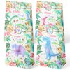 HaPiBiDesign Girls Dinosaur Birthday Party Favors, Pink Dino Party, Girls Dinosaur Theme Birthday Party Supplies (DINOSAUR BAGS)
