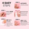 Kiara Sky Long Lasting Nail Dip Powder Coral Tones 1 oz, Cocoa Coral