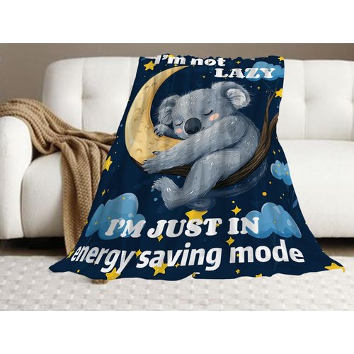 Koala Blanket Koala Fleece Throw Blanket Super Soft Warm Cozy Fuzzy Plush Koala Blanket Gifts for Girls Boys Kids Room Decor 40"X50"