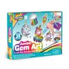 Jumbo Gem Art Diamond Painting Kit - 1200+ Pcs - Make Your Own Stickers, Keychains, Suncatchers, Magnets - Arts and Crafts Kits for Girls Ages 6+