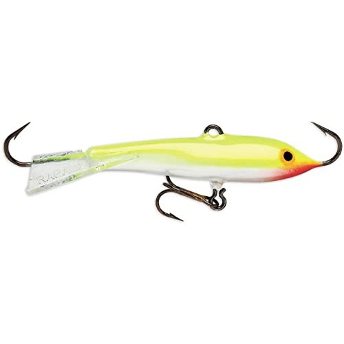Rapala Jigging Rap 07 Fishing lure, 2.75-Inch, Silver Fluorescent Chartreuse