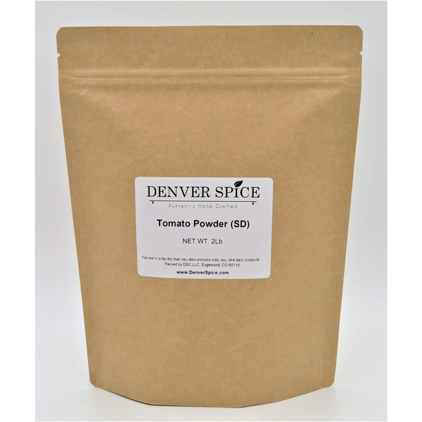 Tomato Powder, Dried - 2 Pounds - Pure Ground Dehydrated Vegetables by Denver Spice