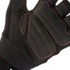 Contraband Black Label 5120 Pro Series Amara Leather Lifting Gloves w/Jar Grip Palm- Durable Light - Medium Padded Amara Leather Gym Gloves - Perfect Classic Lifting Gloves (Pair) (Red, Small)
