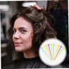 Kichvoe 180pcs Hair Roller hair curler picks plastic roller picks hair curler Picks Plastic Brush Hair Styling Accessories Hair Styling Tools-Random Color