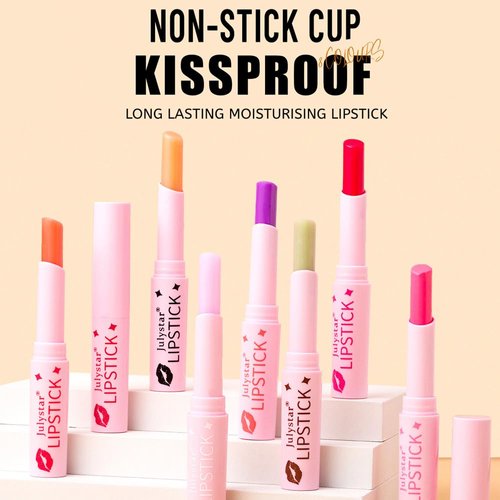 YIBABY 4 Pcs Fruity Colour Changing Lipstick, Moisturizing and Long Lasting Lip Balm with Vitamin E, Hydration, Lightweight Texture, Tinted Lip Balm with Gift Box for Girls and Women (B, 4 PCS)