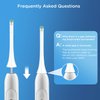 Interdental Replacement Toothbrush Heads for Philips Sonicare Click-on Brush Head System, for Cleaning Braces/Between Teeth/Back Teeth (4-Pack, White)