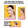 Hair Wax Stick, Wax Stick for Hair Flyaways Kids & Women Hair Accessories for Women Girls Hair Bun Maker for Kids Hair Slick Stick Baby Hair Gel Stick Kids Hair Products Hair Smoothing Stick