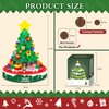 Bestbase Christmas Tree Gifts Building Blocks Kit - 543 Pieces Tabletop Christmas Tree with Lights Building Toys Christmas Decor, Novel Toy Building Set Christmas Stocking Stuffers for Kids Adults
