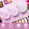 RAYNAG 6 Pieces Mini Empty Loose Powder Bottle Travel Cosmetic Glitter Powder Eye Shadow Powder Box with Sifter and Lids (12 holes)