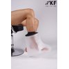 HKF HO KI HO Waterproof Foot Cast Cover for Shower,Waterproof Cast Protector,Reusable Watertight Wound Bandage Sleeve Dressing Bag Covers for Foot, Ankle, Toe, Heel, Instep (Black)