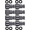 Fuel Injector Spacer Set of 8 - LS1 Intake Manifold/Fuel Rail to LS Truck Injector Adapter ICT Billet, 551371