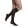 SIGVARIS Women's Sheer Fashion Closed Toe Calf Height - 15-20mmHg Weight Compression Hose - Lightweight & Breathable in Soft Stretch Fabric for Comfortable Everyday Wear - Black - B (Medium)