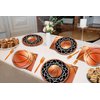 96 PCS Basketball Plates Tableware Set Basketball Birthday Party Decorations Sports Theme Party Supplies for Boys Kids Serves 24