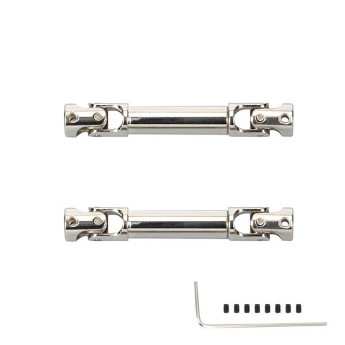RCAWD Center Drive Shaft U-joint spline for FMS EAZYRC ROC Hobby FCX24 1/24 Crawlers Upgrades, length adjustable Axle Parts for #C3025