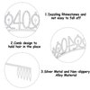 YARIEW Silver Crown + 40 & Fabulous Birthday Sash + Pearl Pin Set, 40th Birthday Decorations, 40th Birthday Gifts for Women, 40th Birthday Party Favor