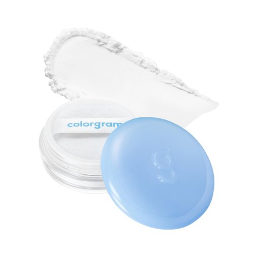 COLORGRAM Tintin Dory Blur Powder 0.14oz | Long-Lasting Pore-Perfecting Facial Blur Powder | Oil-Control Compact Powder for Smooth Matte Finish | Lightweight Silky Formula for Flawless Skin