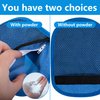 codree 2 Pcs Sand Remover for Beach- Soft Sand Wipe Off Mitts- Beach Sand Remover Cleaner Mitts Bag for Beach Activities Volleyball Sandboxes
