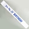 It’s My 21st Birthday Sash,21st Birthday Sash,Glitter Letter 21st Birthday Sash for Girls,Happy 21st Birthday Party Decorations,White and Blue
