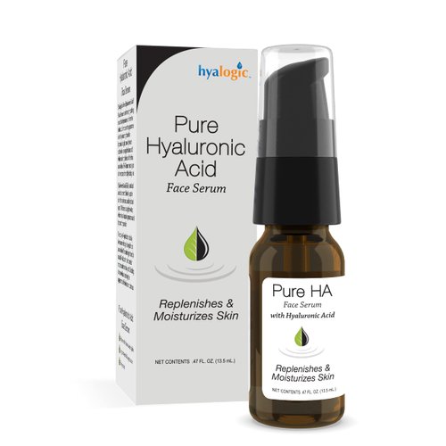 Hyalogic Pure Hyaluronic Acid Serum for Face - Hydrating, Non-Greasy, Fragrance-Free, 0.47 Ounce